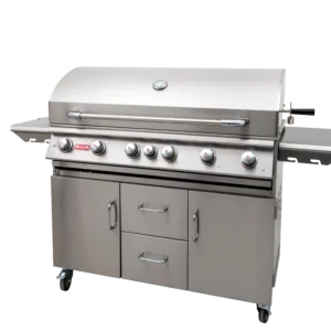 Bull Diablo Gas Fired BBQ 7 Burner Grilling Machine