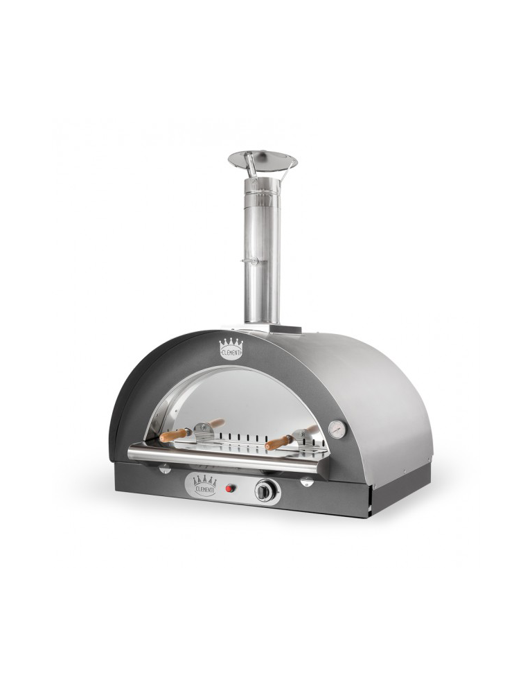 Clementi Stainless Steel Gas Fired Pizza Oven Comes In Sizes 60x60cm 60x80cm 80x100cm