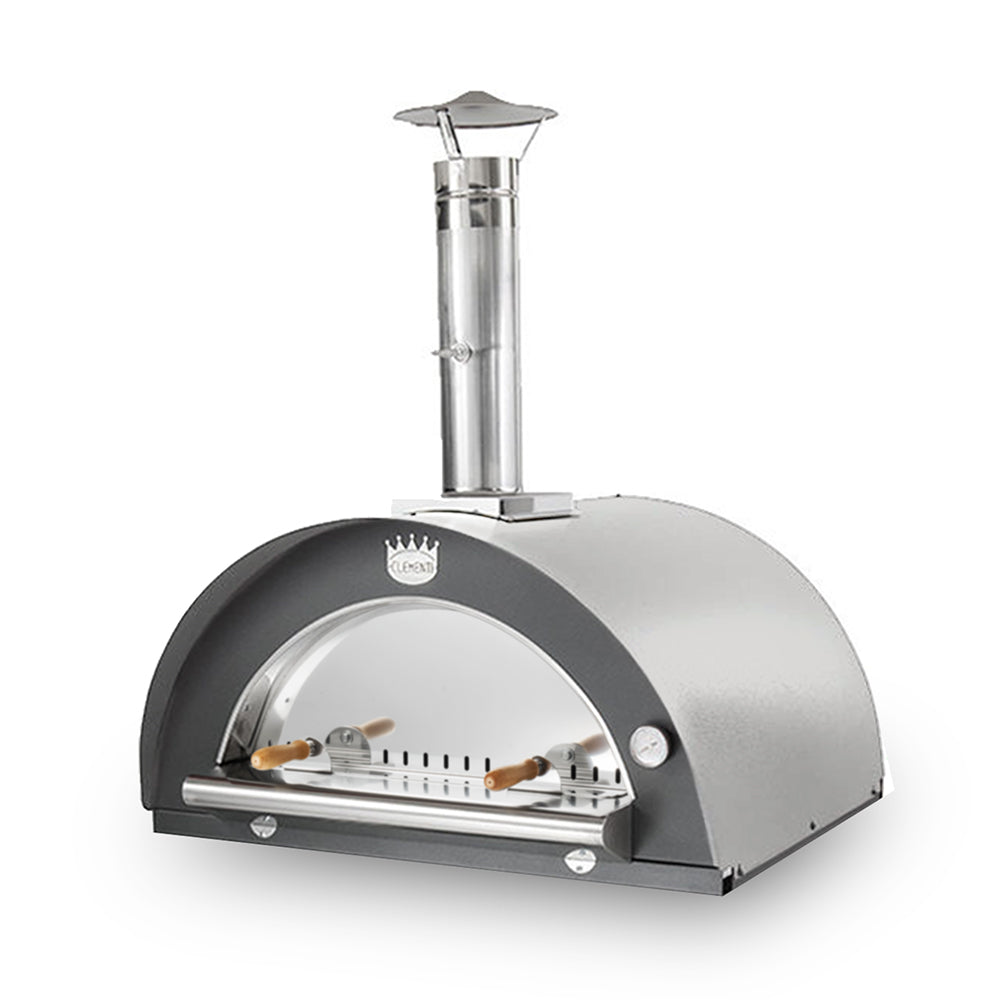 Clementi Stainless Steel Wood Fired Pizza Oven Comes In Sizes 60x60cm 60x80cm 80x100cm