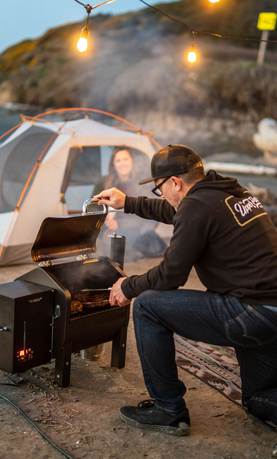 Green Mountain Grill - Trek Prime Stainless Wood Pellet Smoker