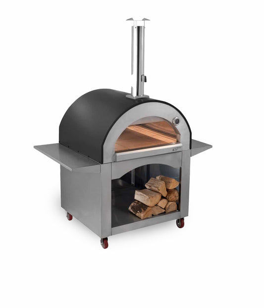 Alfresco Chef Milano Wood Fired Pizza Oven Size 1900x145x84