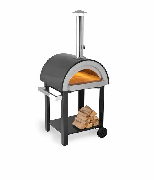 Alfresco Chef Roma Wood Fired Pizza Oven 72x66cm Cooking Floor Size